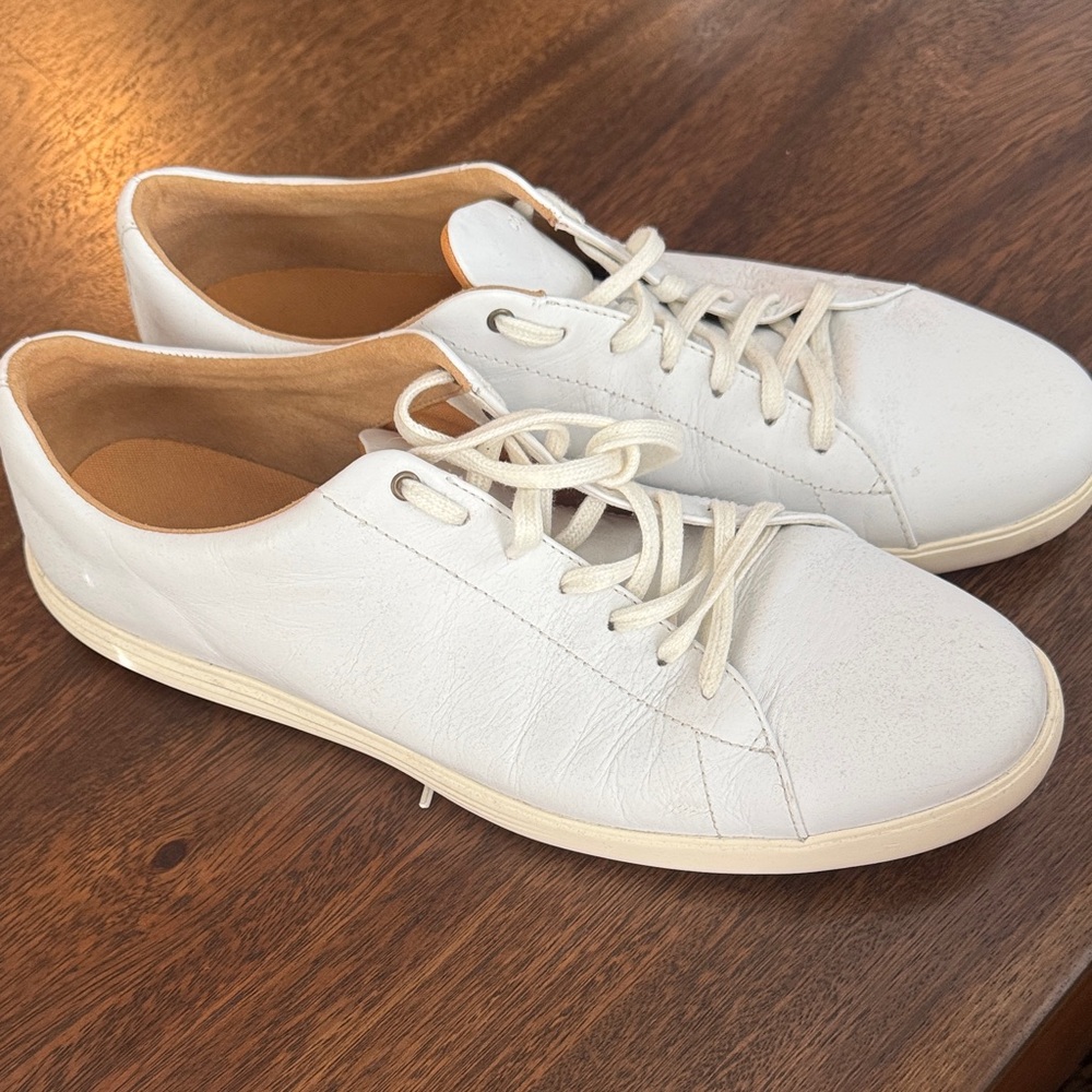 Cole Haan Off-White Leather Sneakers